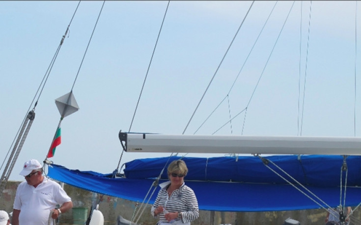 Човек на Гонг с XTREMA номер 1 на регатата Kaliakria Cup 2013