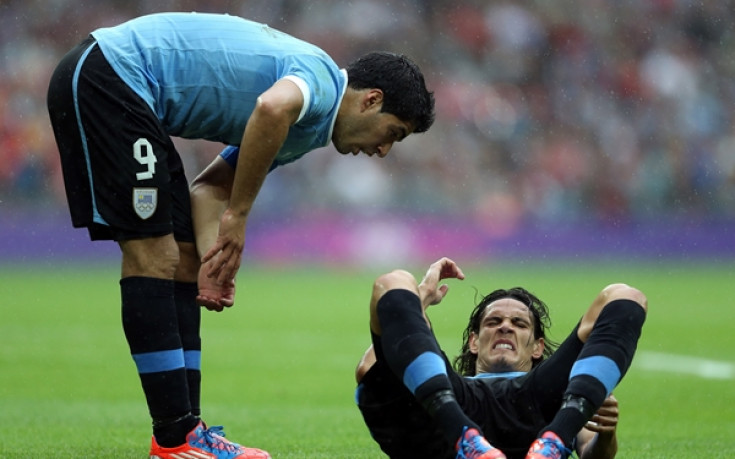 Кавани се сдърпа и с Луис Суарес