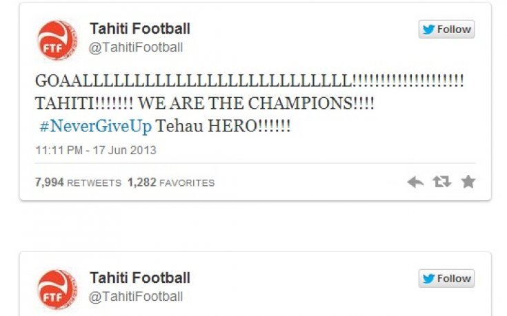 Таити изригна за първия си гол на големи финали: Шампиони сме!