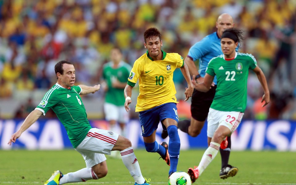 ВИДЕО: Талантът на Неймар блесна и срещу Мексико, Бразилия е на полуфинал