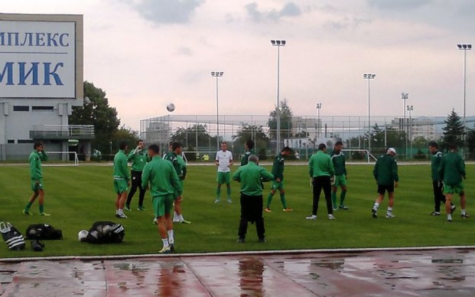 Берое с тонизираща тренировка в София преди двубоя за Суперкупата