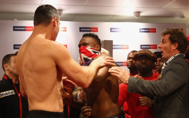 Чисора скочи на Владимир Кличко в дискотека