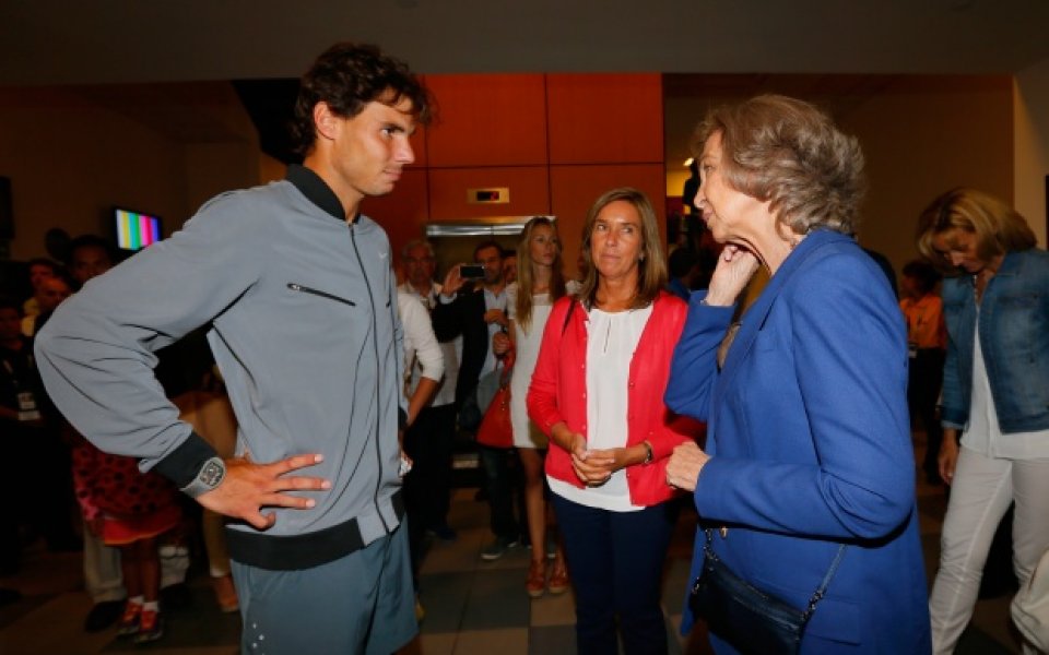 СНИМКИ: Испанската кралица поздрави Надал след финала на US Open
