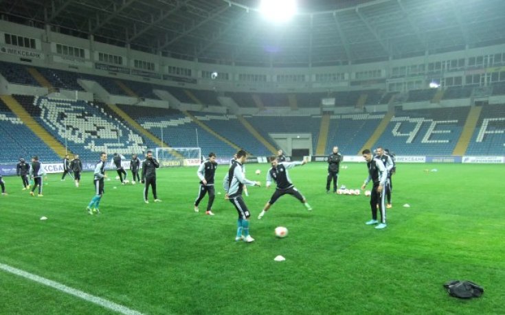 СНИМКИ: Лудогорец тества стадион Черноморец