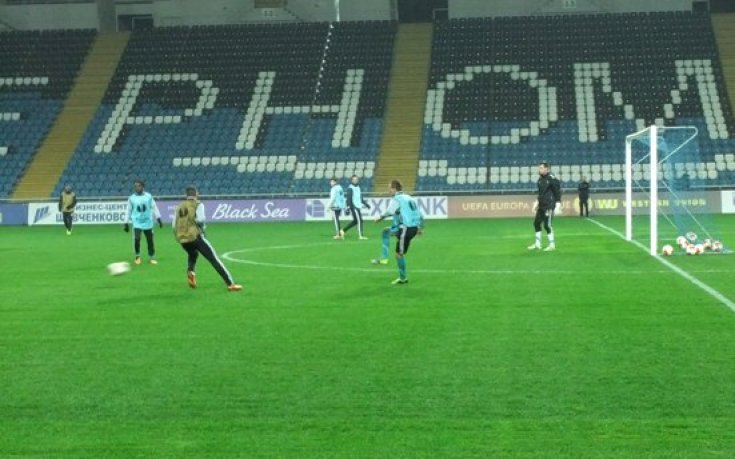 СНИМКИ: Лудогорец тества стадион Черноморец