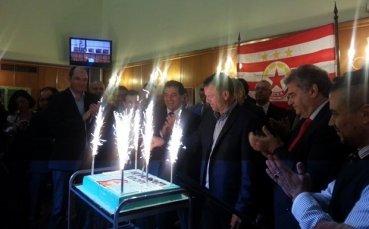 Стойчо Младенов се срещна с парламентарния фенклуб на ЦСКА