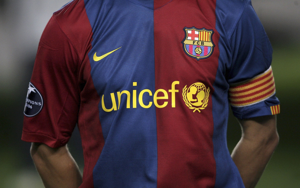 Барселона продължи договора си с УНИЦЕФ