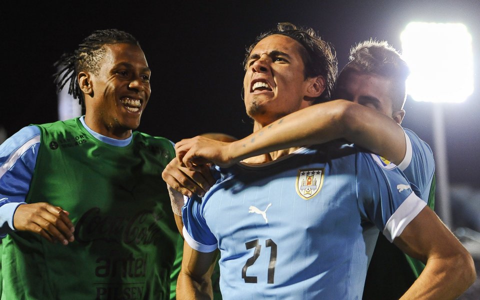 Уругвай се класира за Мондиал 2014 още след първия бараж срещу Йордания