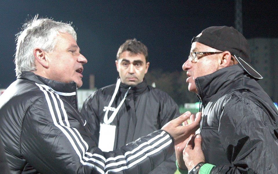 Лудогорец обвини Петър Хубчев за напрежението около мача с Берое