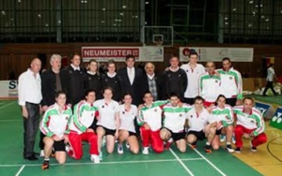 Паднахме от Германия в приятелска среща по бадминтон