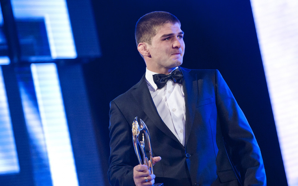 Иво Ангелов с приза за най-техничен борец