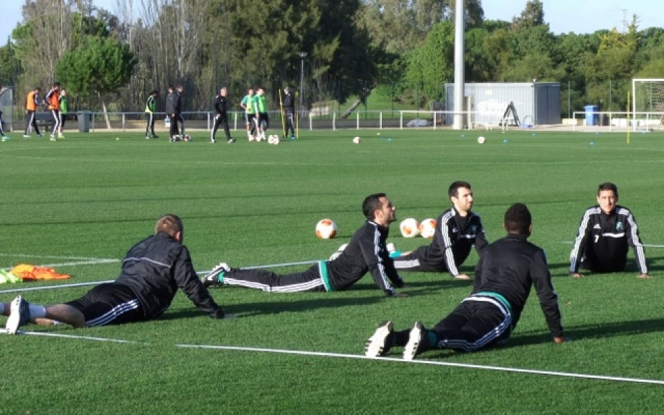 СНИМКИ: Първа тренировка по испански модел в Лудогорец