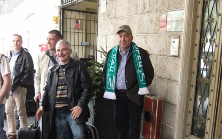 СНИМКИ: Лудогорец пристигна в Рим