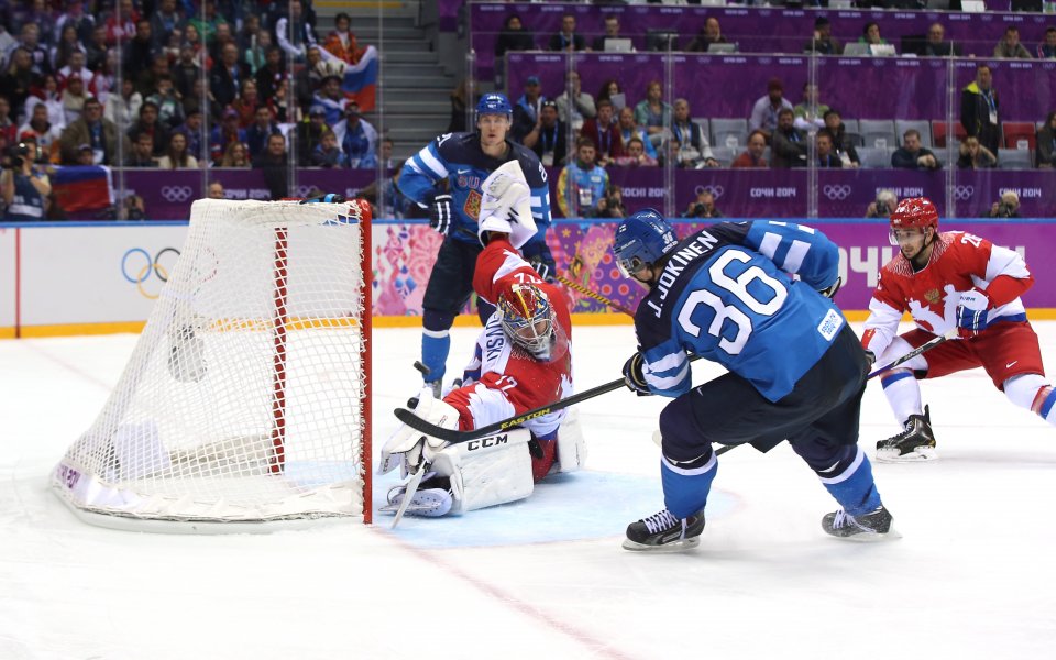 СНИМКИ: Финландия отстрани Сборная в хокейния турнир