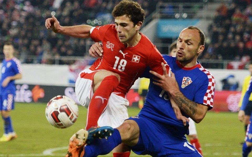 Съперникът ни Хърватия завърши 2:2 със Швейцария