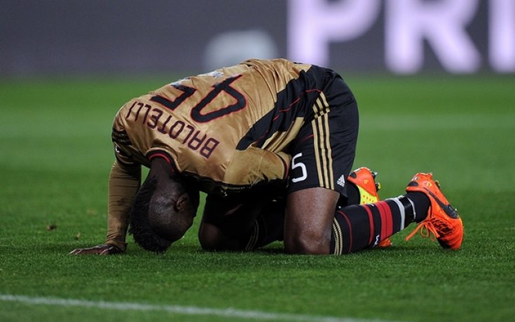 Балотели не тренира с Милан, под въпрос за мача с Парма