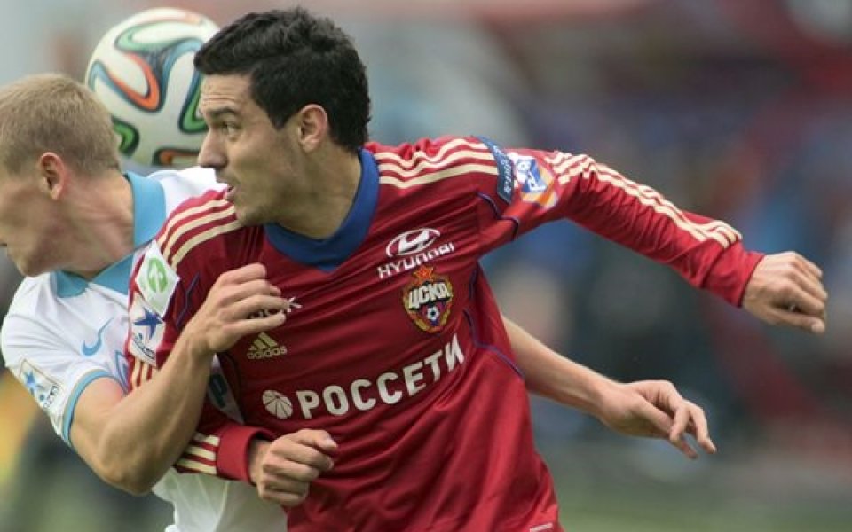 Миланов и ЦСКА без проблеми срещу Анжи