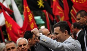 Никола Груевски на предизборен митинг