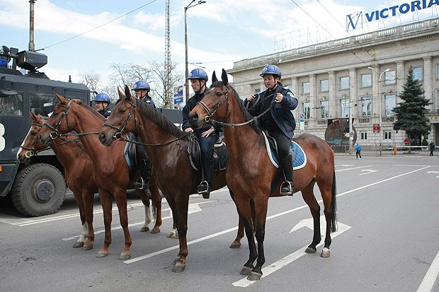 Преди Вечното дерби шествие на феновете на Левски1