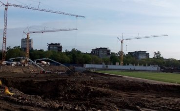 Строежът на стадион 