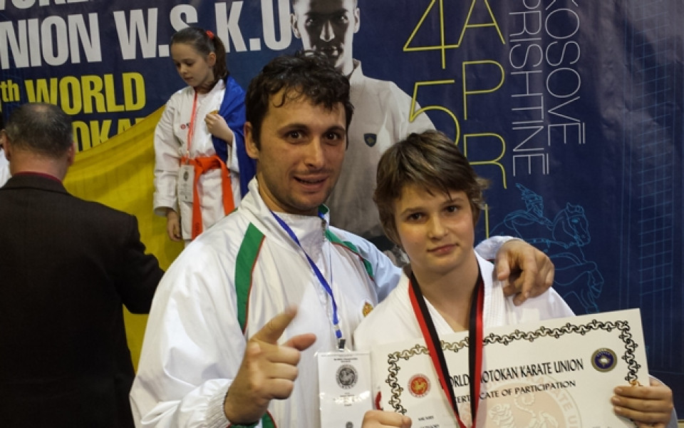 Алан Априлов за втори път световен шампион по карате