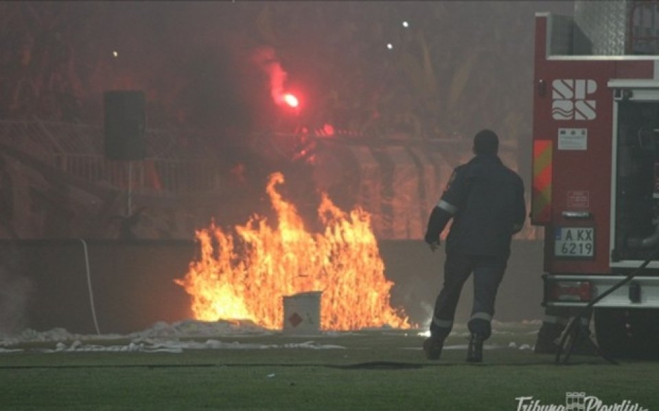 ВИДЕО: Вижте кой причинява пожара на финала за Купата