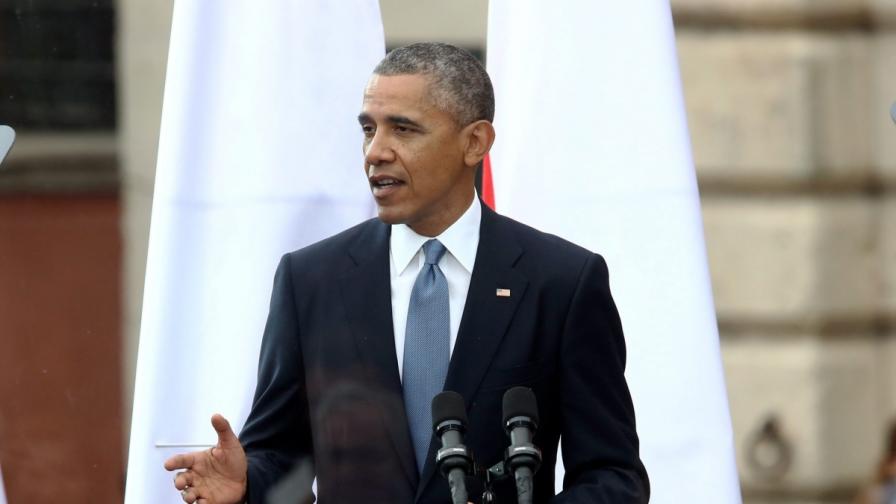 Барак Обама в Полша