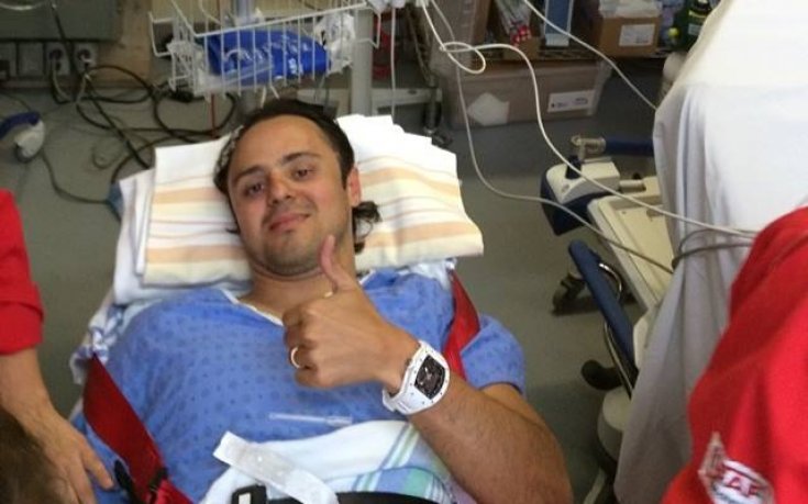 Маса и Перес в болница след катастрофата в Канада