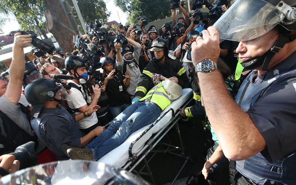 Бразилската полиция задържа 11 души след нов протест срещу Световното