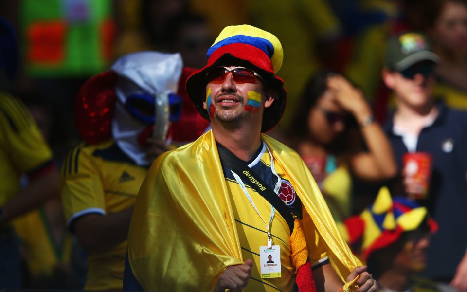Когато Колумбия играе, без мотори и алкохол в страната
