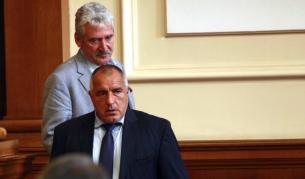 Бойко Борисов преди заседание на Народното събрание