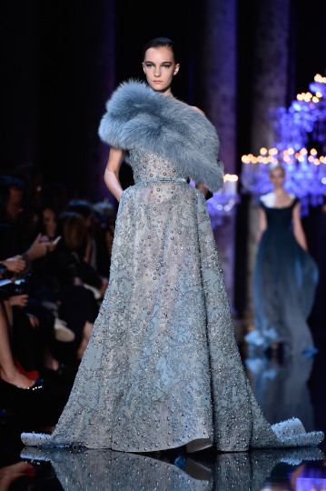 Представяне на колекцията висша мода на Elie Saab за сезон есен/зима 2014-2015 по време на Седмицата на висшата мода в Париж