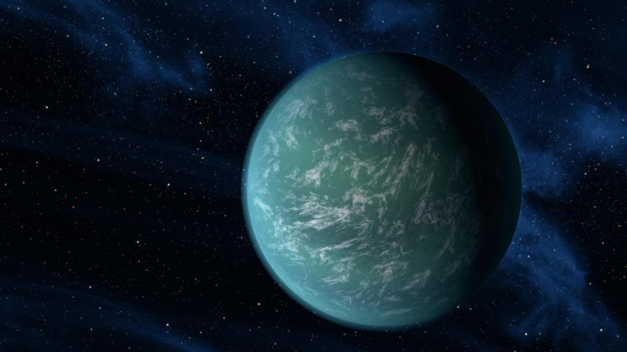 Планетата Kepler-22b, която се намира в обитаемата зона около звездата си, бе открита от телескопа "Кеплер" през 2011 г.