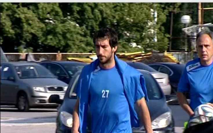 ВИДЕО: Първата тренировка на испанеца Аниете с Левски