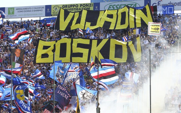 Сампдория играе с Айнтрахт в памет на Вуядин Бошков