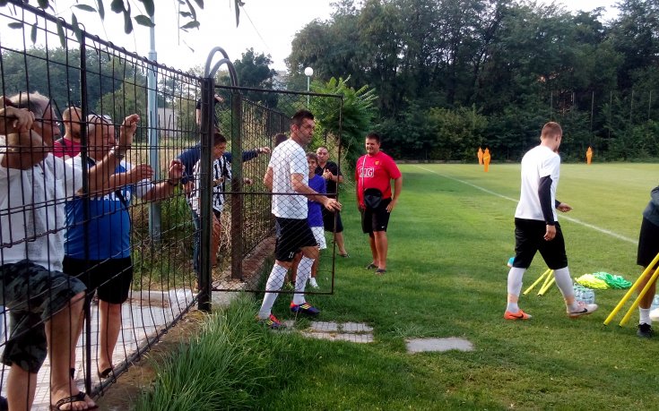 Първата тренировка на Мартин Камбуров с Локо Пд