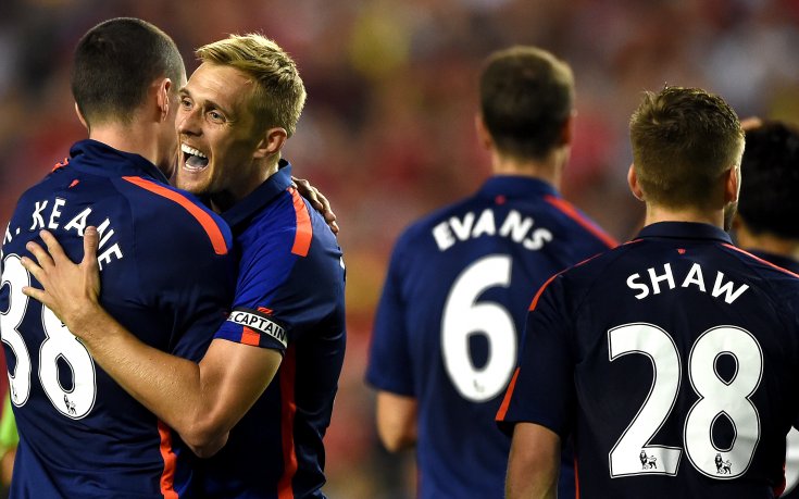 Манчестър Юнайтед преди мача с Реал Мадрид