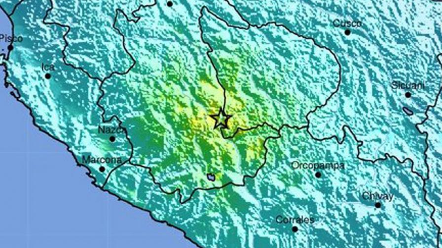 Силно земетресение в Перу