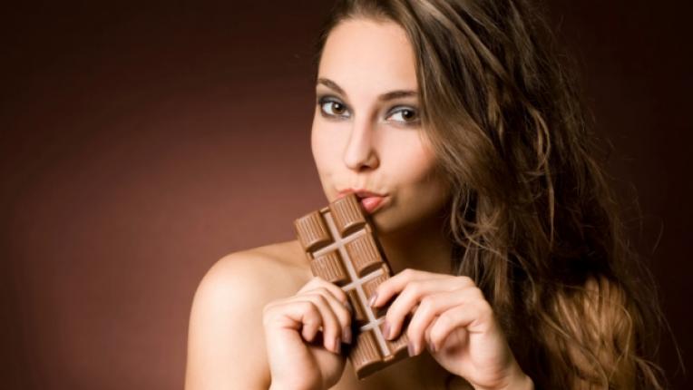 шоколад жена изкушение храна
