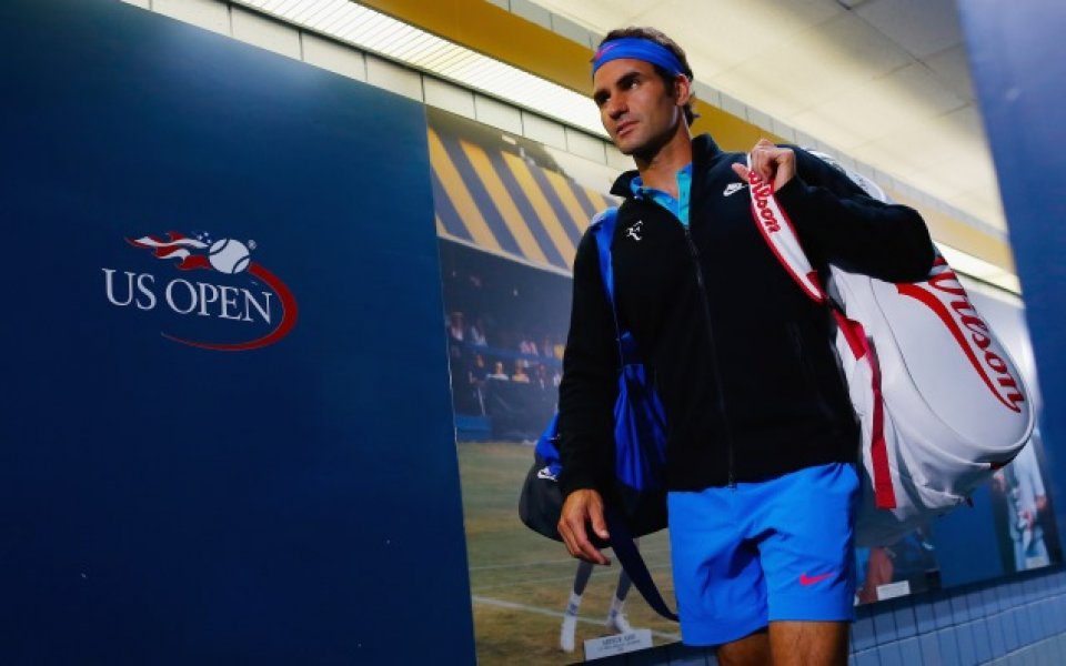 Федерер си събра багажа от US Open, Чилич го отупа