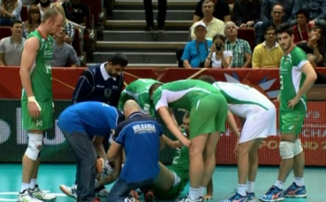 ВИДЕО: Виктор Йосифов получи тежка контузия срещу Русия