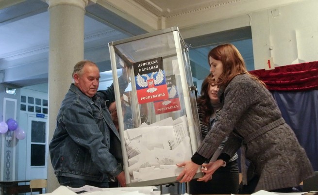 Лидерът на самообявилата се ДНР печели изборите