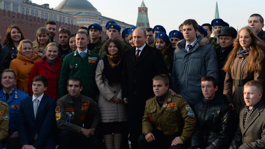 75 хил. подкрепиха Путин в Москва