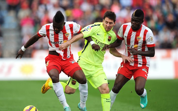 Суарес и Неймар помогнаха за късен обрат на Барса в Алмерия