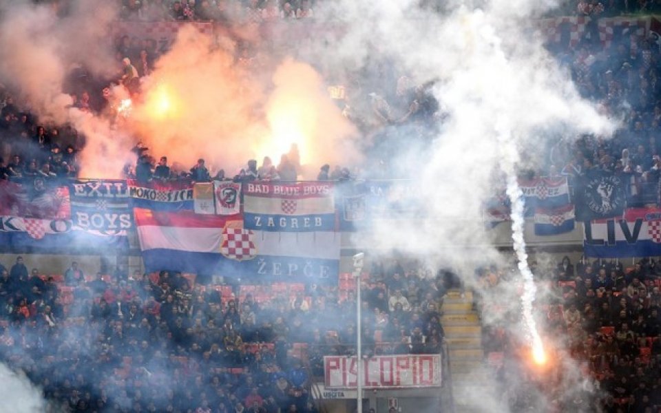 Наказаха хърватите с частично затваряне на стадиона