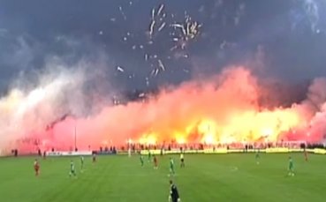 ВИДЕО: Горещата подкрепа от Сектор Г