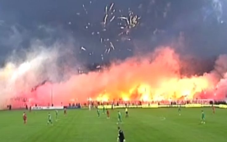 ВИДЕО: Горещата подкрепа от Сектор Г