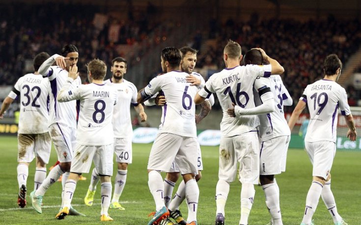 10 от Фиорентина измъкнаха победата срещу Гинган