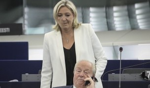 Марин льо Пен и Жан-Мари льо Пен в ЕП