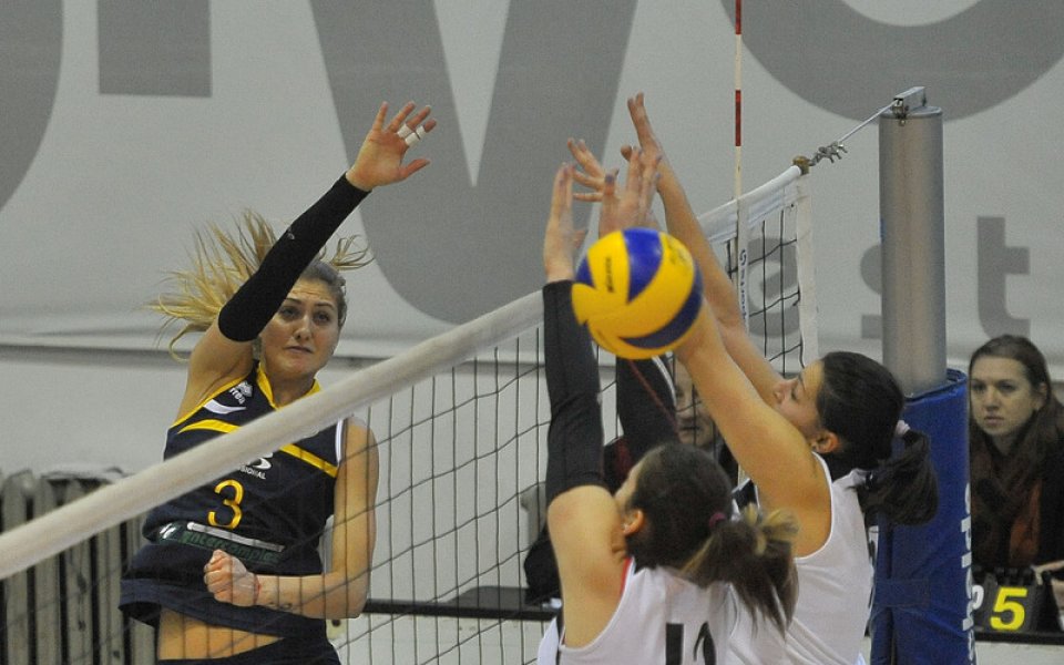 Славия се класира за полуфиналите в женското първенство по волейбол.